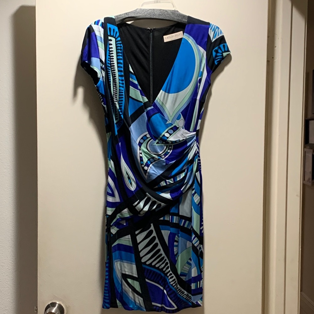 Emilio Pucci Dress- Plunging V- Neck